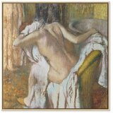  Slika - Edgar Degas – Woman drying herself 40x40 U prirodnom drvenom okviru | shoptok.hr