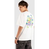 A-Lab Crossstitch Boxy T-shirt blanc white Cene