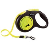 Flexi CLASSIC, TRAK,S, 5M, DO 15KG, NEON | Shoptok.si