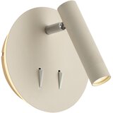 QAZQA Sodobna stenska svetilka bež vklj. LED z USB-C - Croft Cene