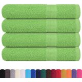  Ručnici FROGN 4 kom jabukasto zelene 100x200 cm 360 g/m² | shoptok.hr