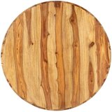  Okrugli stolić za kavu 65 x 30 cm od masivnog drva akacije | shoptok.hr