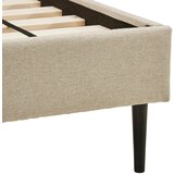 Livetastic OBLAZINJENA POSTELJA 180 cm x 200 cm , les, kovina, tekstil bež | Shoptok.si