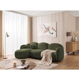 Ropez Zelena kutna garnitura od bouclé tkanine (s lijevim kutom/s ležaljkom) Orbit – | shoptok.hr