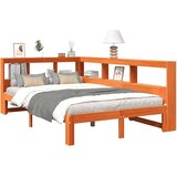  Krevet s regalom za knjige bez madraca 120 x 200 cm od borovine | shoptok.hr