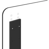  Konstrukcija postelje Črna 100 x 200 cm Masivno borovo les, (5000103095) | Shoptok.si