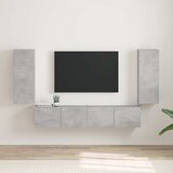 vidaXL TV zidni ormar 2 pcs Beton 30 x 31 x 80 cm Konstruirano drvo | shoptok.hr