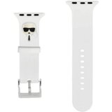  pašček za uro karl lagerfeld klawmslkw za apple watch 38 / 40 mm - karls head bel Cene