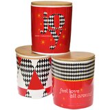 Mhome Doza Wonderland 500ml / 10,3xh10cm / več vzorcev/ porcelan, les, (20454212) | Shoptok.si