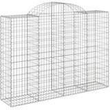  Lučne gabionske košare 10kom 200x50x140/160cm pocinčano željezo | shoptok.hr
