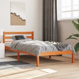 Furnova Posteljni okvir brez vzmetnice voščeno rjav 90x190 cm borovina, (21940558) Cene