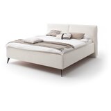 Meise Möbel Bež oblazinjena zakonska postelja s prostorom za shranjevanje z letvenim dnom 180x200 cm Matera – | Shoptok.si