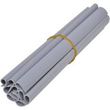  Vrtni zaslon za privatnost PVC 35 x 0,19 m mat svjetlosivi | shoptok.hr