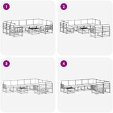  Set vanjskih sofa 10 kom. Prirodna i bež | shoptok.hr