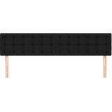  Uzglavlja crna 180x5x78/88 cm od tkanine | shoptok.hr
