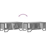  Stolić za kavu siva boja hrasta 100x51x40 cm konstruirano drvo | Eponuda.com
