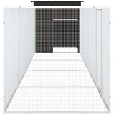 vidaXL Kavez za kokoši antracit 500x91x100 cm pocinčani čelik | shoptok.hr
