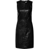 Michael Kors Dress - FITTED FX LTHER DRESS black Cijene