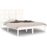  Posteljni okvir bel iz trdne borovine 120x200 cm, (20646656) | Shoptok.si