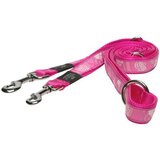 Rogz armed response povodac za pse, m, pink paw Cene