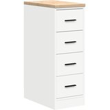 Garažni ormar za odlaganje bijeli 30x51x85 cm masivne borovine | Eponuda.com