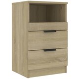 vidaXL Nočna omarica sonoma hrast konstruiran les, (20730318) | Shoptok.si