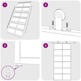  Klizna vrata zlatna 102,5x205 cm matirano staklo ESG i aluminij | shoptok.hr