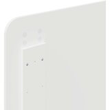 vidaXL Vzglavje z vzglavjem Bela 75 cm Konstruiran les | Shoptok.si