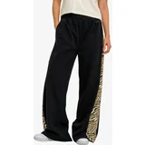 ladies open hem pants