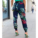 Gemre Navy blue floral pants Lomellina | shoptok.hr
