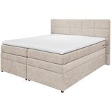 MID.YOU POSTELJA BOXSPRING 180 cm x 200 cm , tekstil peščene barve | Shoptok.si