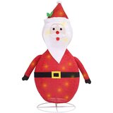 vidaXL okrasna figura Božička LED razkošno blago 60 cm | Shoptok.si