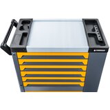 Powermat radionička kolica za alat PM-SN-261MP, 7 ladica i bočni ormarić, bez alata | shoptok.hr