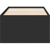  Dnevni krevet s ladicama bez madraca crni 100 x 200 cm | shoptok.hr