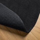  Tepih HUARTE kratkih vlakana mekani i perivi crni Ø 100 cm | shoptok.hr