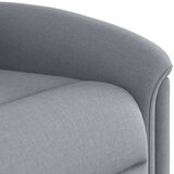 vidaXL Masažni naslonjač od tkanine svjetlosivi | shoptok.hr