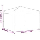  Sklopivi šator za zabave 3 x 3 m krem | shoptok.hr