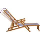  Sklopiva ležaljka za sunčanje 2 pcs 3 Pozicija Plava i bijela | shoptok.hr