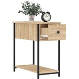 VidaXL Nočna omarica 2 kosa sonoma hrast 30x60x60 cm inženirski les Slike