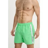 Tommy Hilfiger Kopalne kratke hlače zelena barva, UM0UM03213