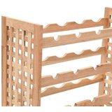 vidaXL Stalak za vino za 25 boca od masivne orahovine 63 x 25 x 73 cm | shoptok.hr