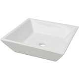 Maison Chic Umivalnik - Kopalna umivalnik - Lavabo Kvadratni Keramika Bele Barve 41,5x41,5x12 cm, (21684620) Cene