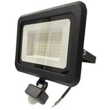  LED spoljašnji reflektor sa senzorom LED/50W/230V 4000K IP44 crna | Eponuda.com