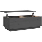 Stolić za kavu sivi 100 x 50 x 35 cm od masivne borovine | Eponuda.com