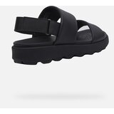 Geox Black men's sandals Spherica EC6 - Men's | ePonuda.com