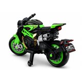  XW-07 Battery-Powered Motorbike with Illuminated LED Wheels Green | Eponuda.com