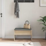  Klupa za hodnik s jastukom Sonoma hrast 63 x 38 x 40 cm | Eponuda.com