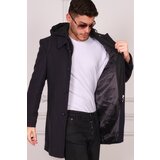 Dewberry PLT8335 MEN'S COAT-PATTERNED NAVY BLUE Cene