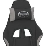  Masažni gaming stol črno in svetlo sivo blago, (21377137) | Shoptok.si