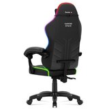 Force 2.7 RGB crna baršunasta igraća stolica | shoptok.hr